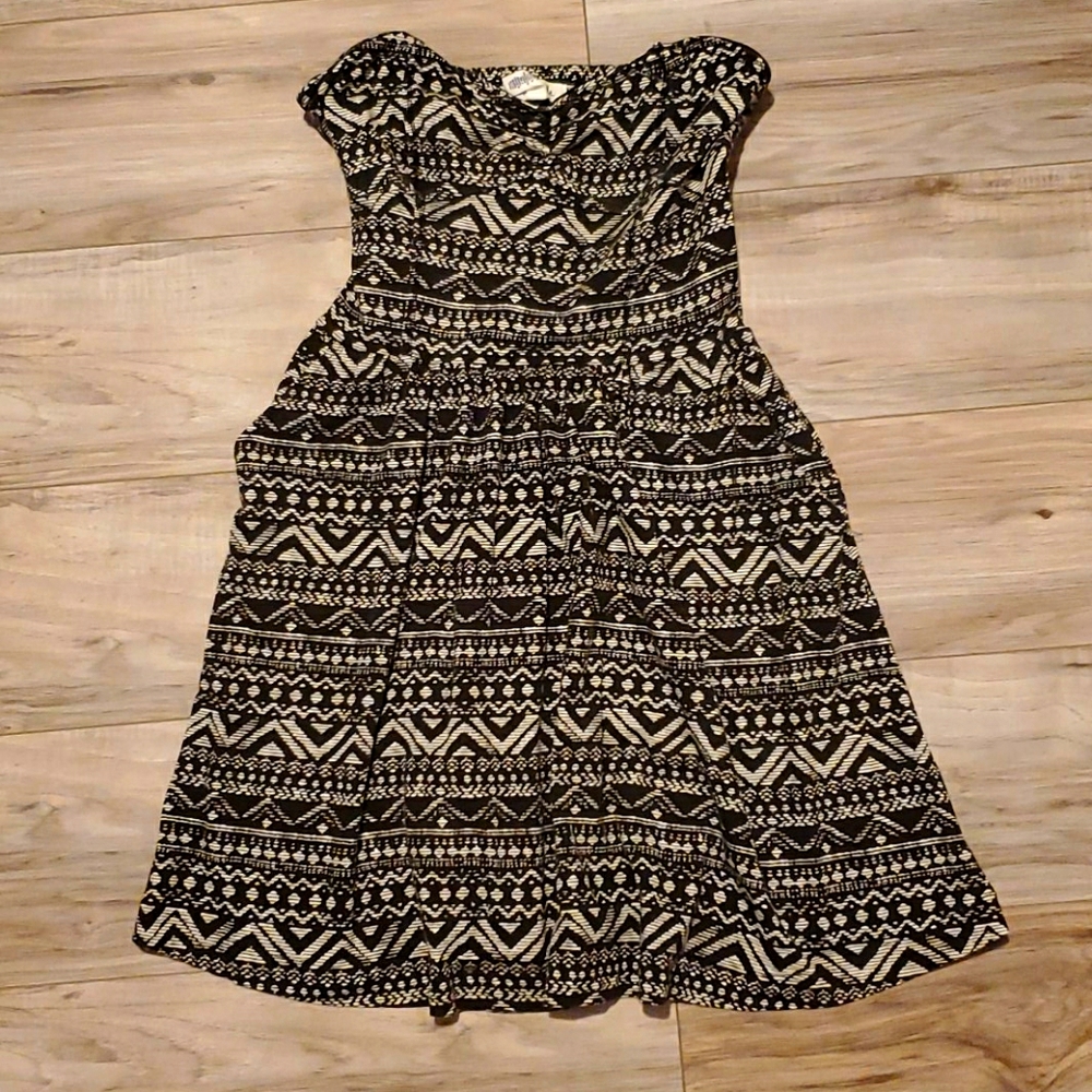 Aztec print dress
